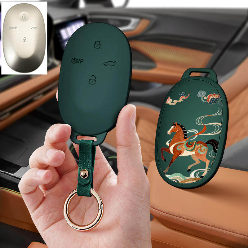 适用大众IDERA9X汽车钥匙套新能源专用遥控包保护套扣2026款壳大