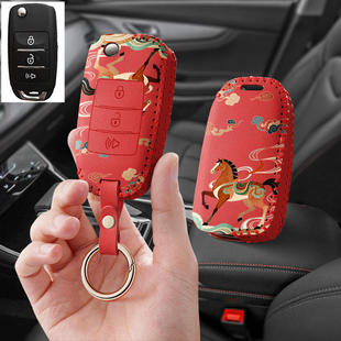 适用25款 货车plus汽车钥匙套新JMC男专用遥控包锁匙扣壳 江铃凯运