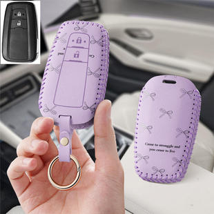 适用丰田卡罗拉雷凌凯美瑞RV4汉兰达CHR荣放亚洲龙汽车钥匙套包