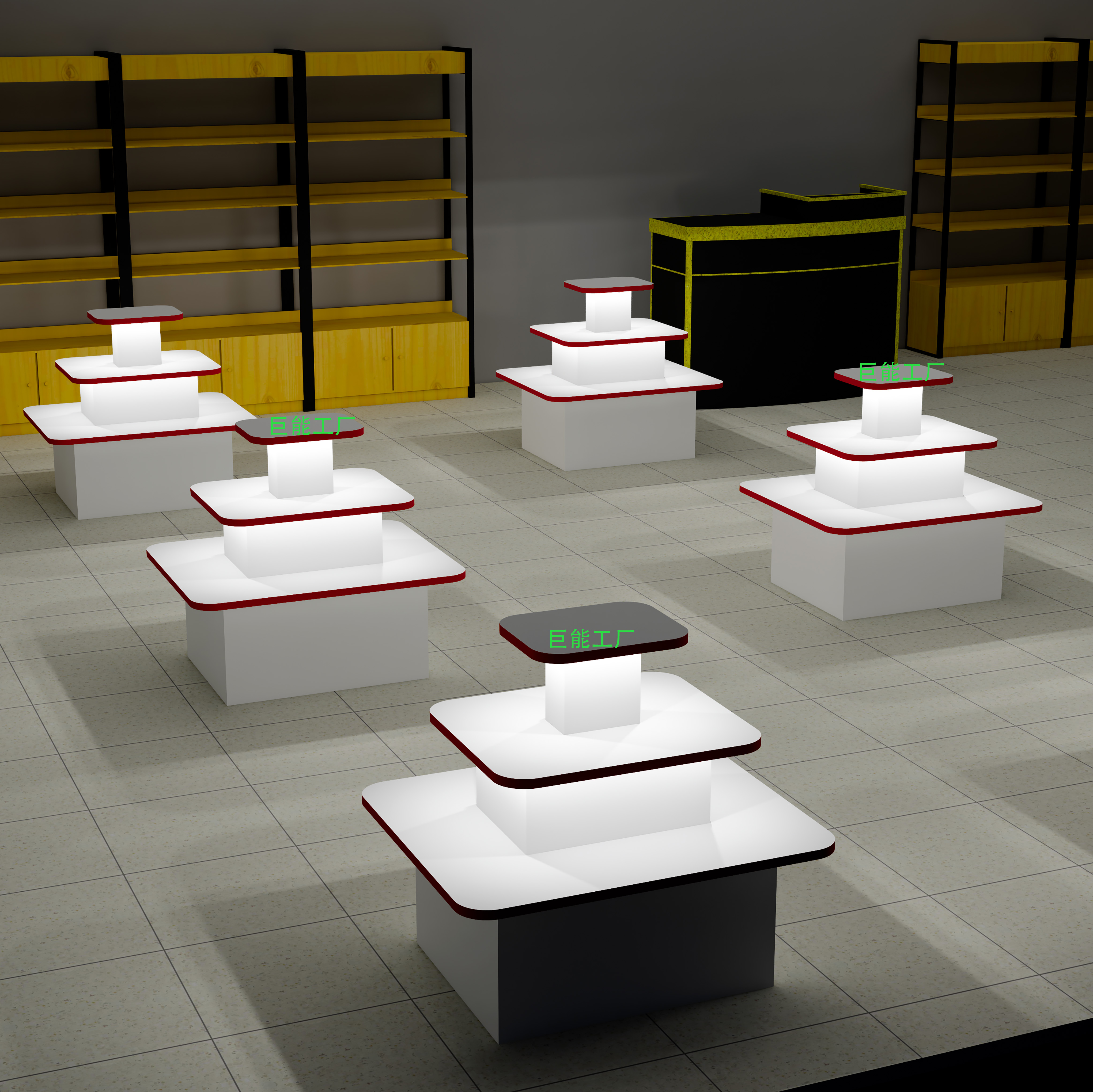 拆装式北京人造板展示台