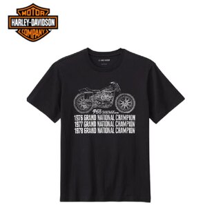 哈雷HarleyDavidson戴维森夏季男士短袖T恤96427-24VM
