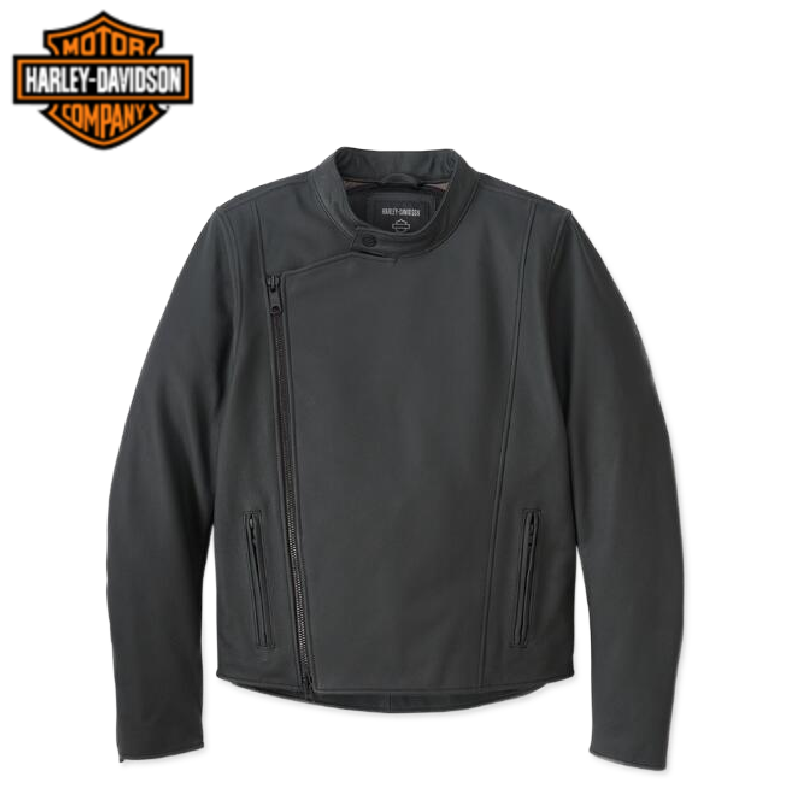 HarleyDavidson哈雷戴维森摩托车机车骑行服男士牛皮外套皮夹克
