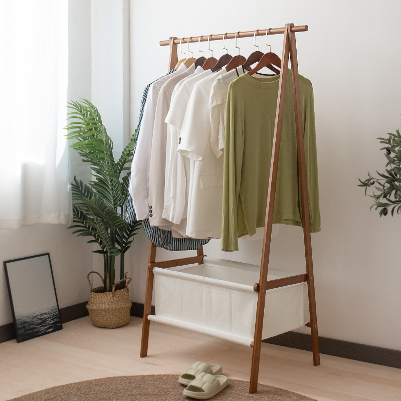 衣帽架衣架落地卧室晾衣架收纳袋家用挂衣架房间简易放脏衣篓架子,住宅家具,衣帽架,淘宝优惠券,粉丝福利购,淘宝优惠卷