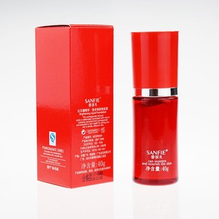 香菲儿红石榴莹采焕肤粉底液40ml精华嫩白遮瑕滋润女孩学生通用