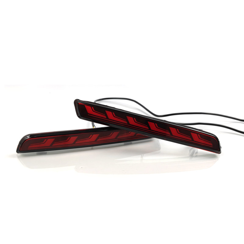 适用于12-15款雪佛兰迈锐宝后杠灯反光板改装LED刹车灯流水转向灯