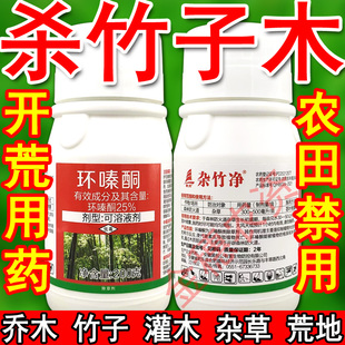 杂竹净环嗪酮杀竹子死草烂根除杂灌长期长效铁路除草剂灌根除树剂