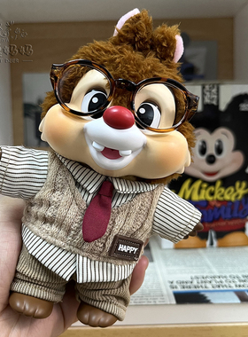 仅售娃衣米奇家族萌在一起奇奇蒂蒂娃衣搪胶公仔高飞娃衣着替套装