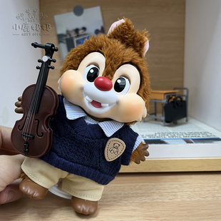 仅售娃衣米奇家族萌在一起奇奇蒂蒂娃衣学院风衣服搪胶公仔着替潮