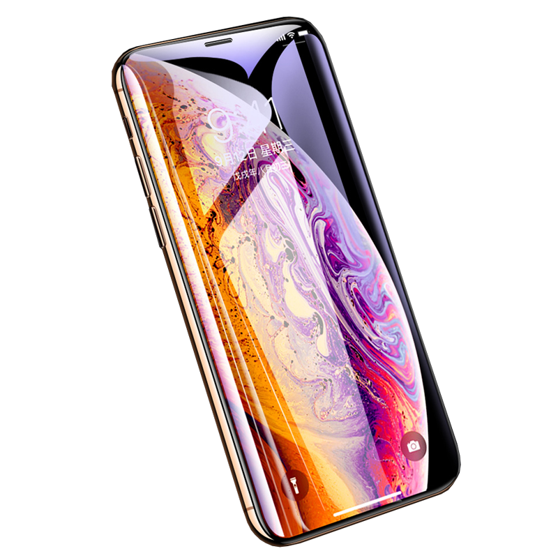 iPhone17/16/11/12/13/14/15promax钢化膜防爆苹果7/8Plus全屏覆盖Xsmax手机贴全包