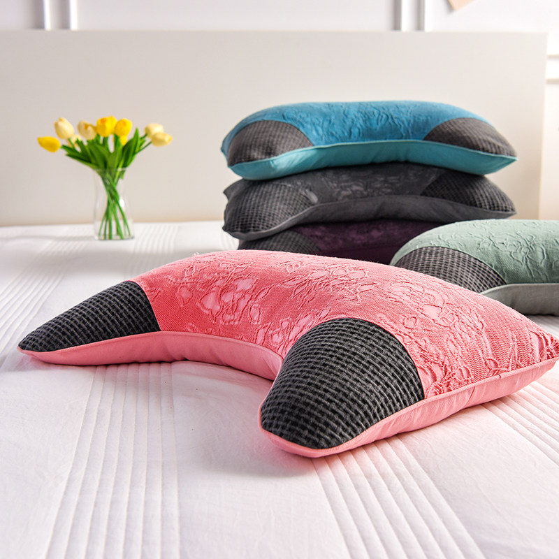 颈椎枕头修复专用理疗荞麦颈椎枕牵引病人矫正成人脊椎单人护颈枕