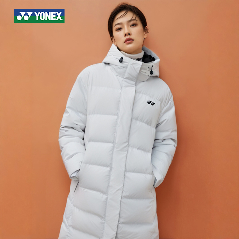 yonex尤尼克斯羽绒服男女款冬季2025长款保暖新款yy正品290064BCR