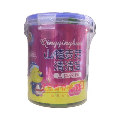 咕噜熊山楂麦芽清清宝8克*30袋婴幼儿宝宝开胃吃饭香奶伴侣清火宝