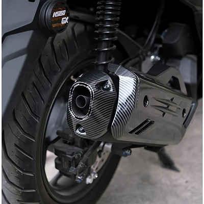 适用本田NS150GX摩托车排气罩装饰盖NWG150/NWT150排气尾盖改装件