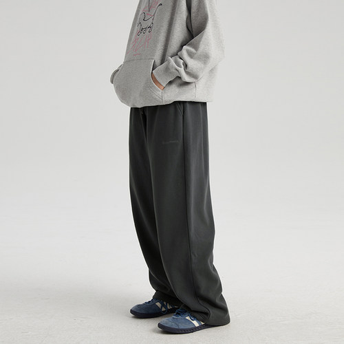 WassupHouse直筒可束脚宽松卫裤