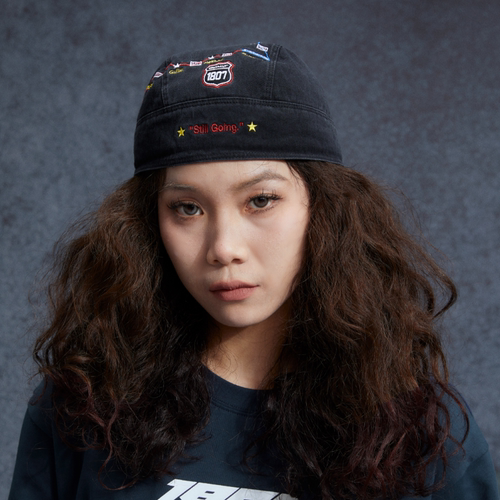 Wassup绑带合作款刺绣男女头巾