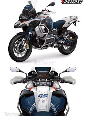 GS TROPHY款新2023款版画r1250/1200ADV整车涂装贴膜油箱保护贴