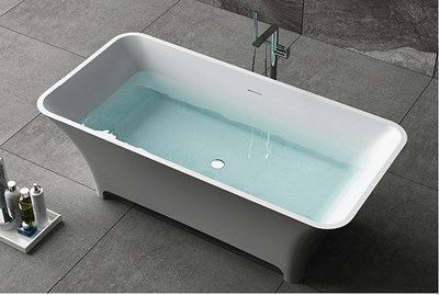 欧洲超现代风格LULAVI典雅精铝石LV306012独立浴缸