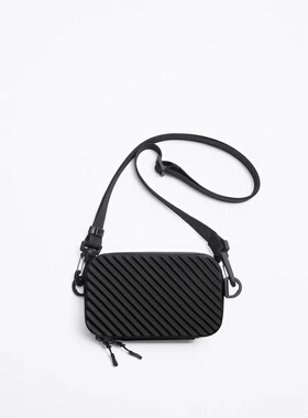 ZARA新款男包盒型迷你防水单肩斜挎包潮流小包高级感时尚小方包女