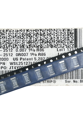 WSL25127L000FTA DALE R007F 贴片合金电阻1W 2512 1% 0.007R 7MR
