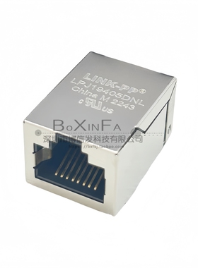 原装LPJ19405DNL RJ45插座以太网口屏蔽铜壳8P8C 贴片SMT 100Mbps