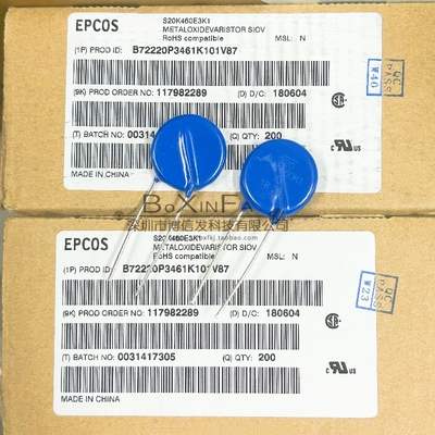 西门子压敏电阻20D751 B72220P3461K101V87 S20K460E3K1 直径20MM