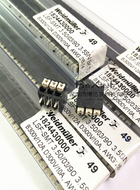 1824430000 LSF-SMT 3.5mm 按钮式 3位线对板PCB接线端子 12A300V