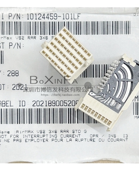 原装FCI 10124459-101LF CPCI高速背板 54P弯母 AirMAX SV2 6*9