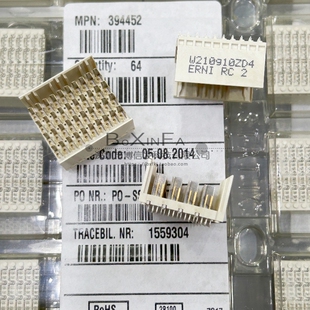 ERNI恩尼 394452 直公 CPCI背板连接器 通用2170330-1 80P4对座子