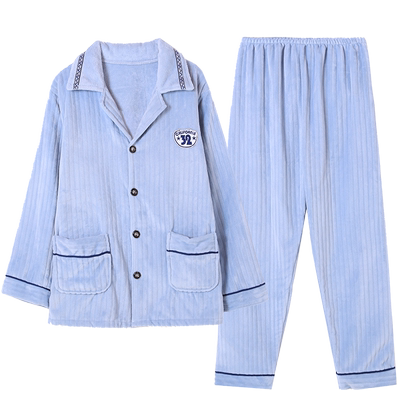 加绒加厚法兰绒好得西男