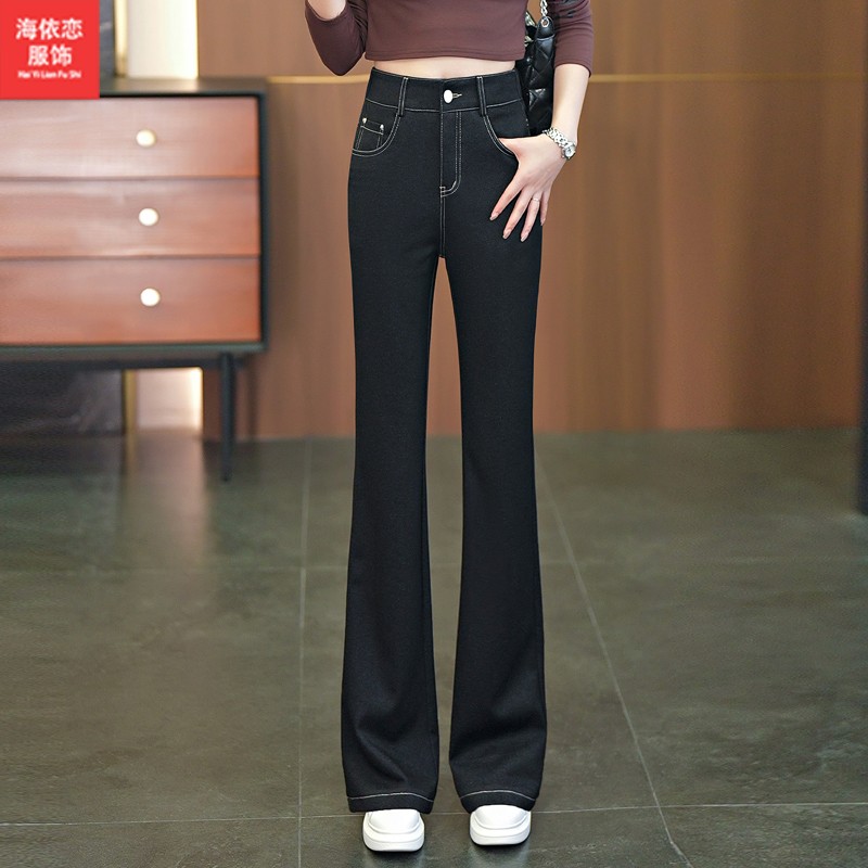休闲喇叭裤子时尚鱼尾裤