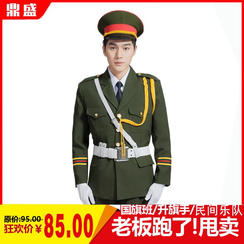 升旗手服装国旗班 仪仗队舞台装军乐队演出礼服乐队服 女军装套装