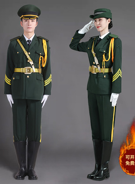 中小学生国旗班仪仗队服装国旗护卫队礼服升旗手服装升旗仪式服装