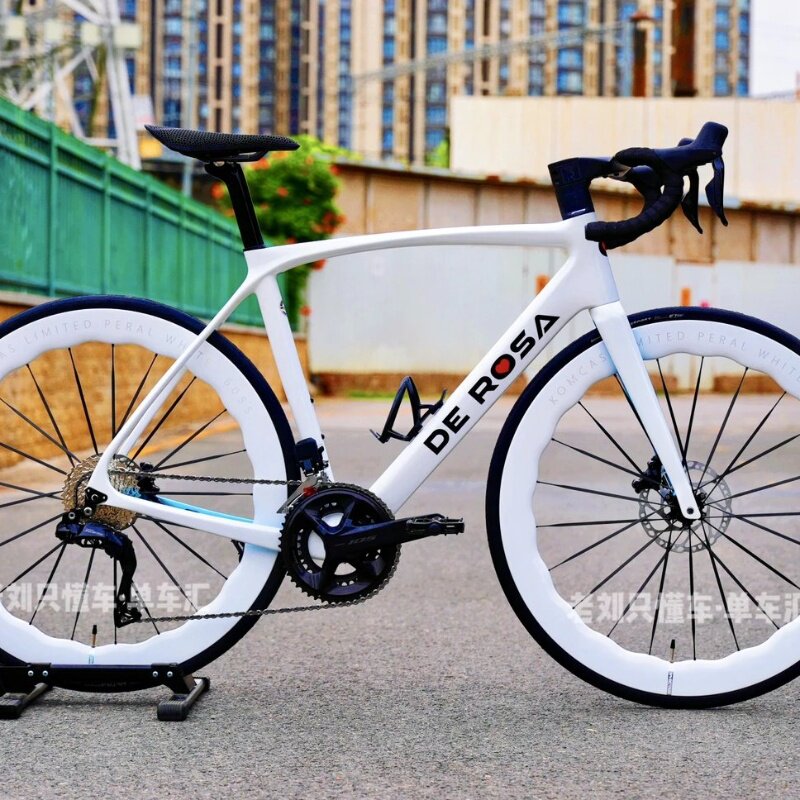 意大利derosa idol 碳纤维公路车KOMCAS碳纤维轮组电变公路自行车