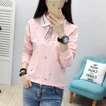 初中高中学生秋季 套头衬衫 上衣服打底衫 秋装 学院风韩版 少女孩长袖