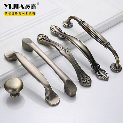 欧式青古铜色衣柜门拉手中式复古