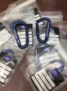 ARMOR MADNESS 余文乐钥匙扣 四周年限定 白山联名 登山扣 挂件