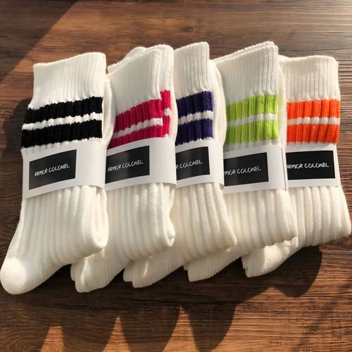 条纹复古长筒袜子余文乐同款