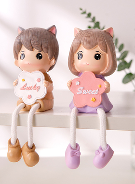 树脂礼物可爱摆件娃娃