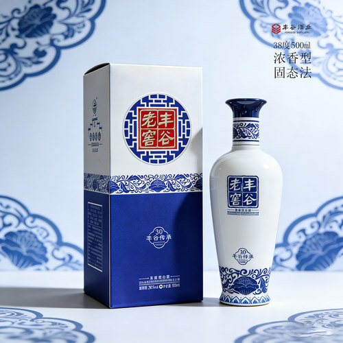 丰谷酒38度礼盒装固态发酵粮食酒