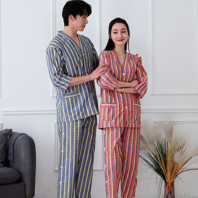 长袖艾灸服前后开扣棉质按摩足疗服套装针灸理疗服大码汗蒸服刮痧