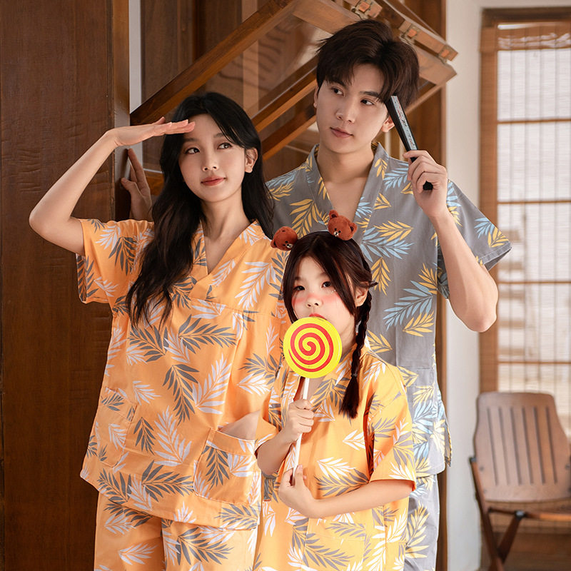 新款汗蒸服纯棉女款带胸亲子洗浴服桑拿足疗美容按摩男士汉蒸服