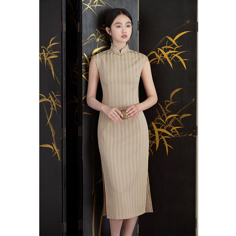 新中式旗袍改良年轻款少女2026新款素雅小个子连衣裙日常可穿夏季