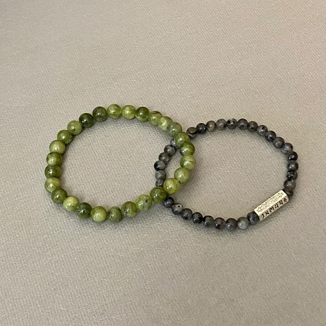 新中式复古原创天然串珠情侣手链女简约小众做旧手饰设计玉石手串,童装/婴儿装/亲子装,手链,淘宝优惠券,粉丝福利购,淘宝优惠卷