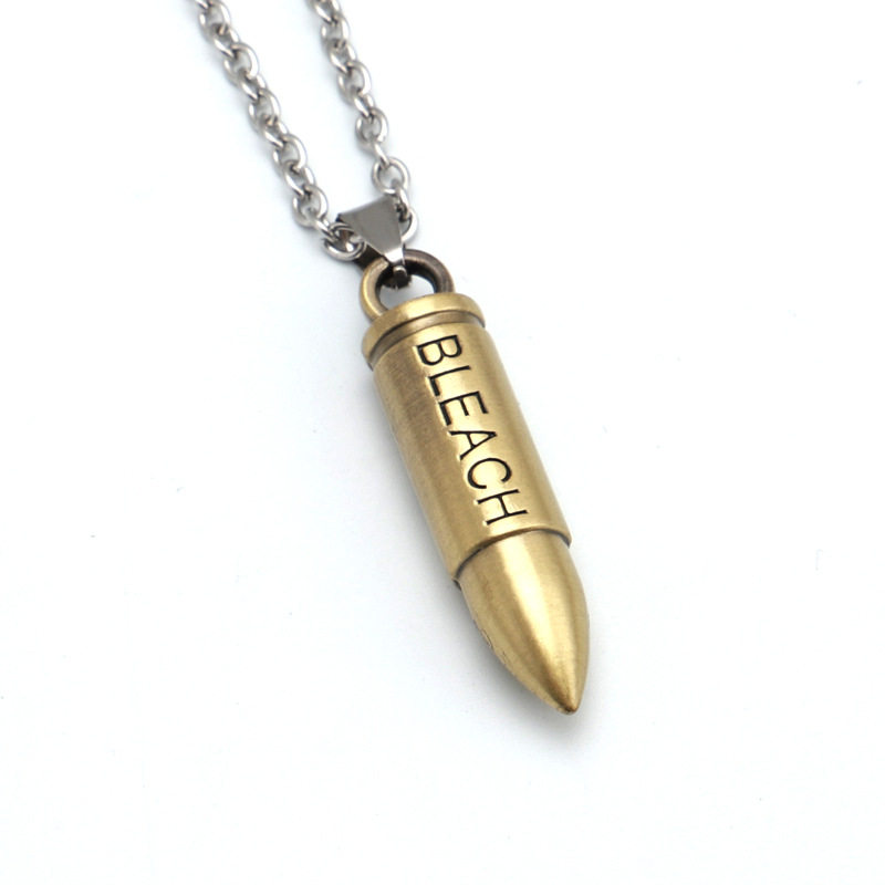 日韩死神子弹头项链男士嘻哈吊坠个性潮流不锈钢挂件链条饰品批发,童装/婴儿装/亲子装,项链,淘宝优惠券,粉丝福利购,淘宝优惠卷