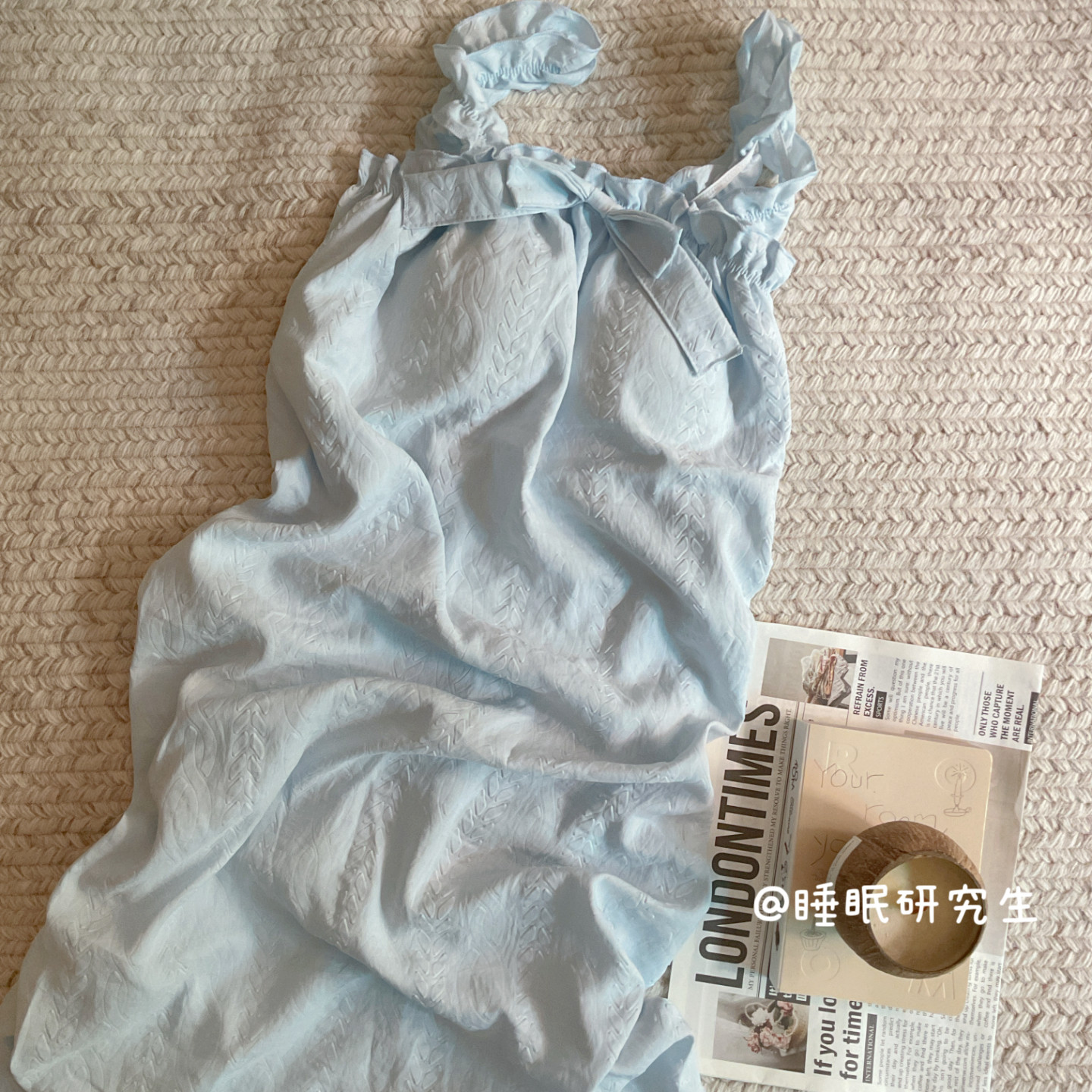 【海盐小乳酪】带胸垫小奶皮夏款女睡裙遛弯可外穿超方便家居服