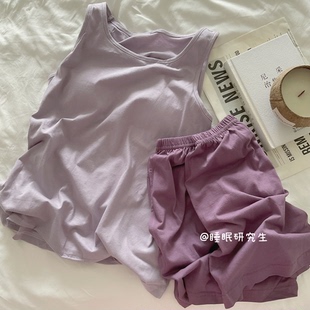 Wear基础舒适带胸垫吸汗纯棉可外穿家居服 Touch小浆果 Basic