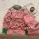 女半边绒睡衣软料简约条纹家居服保暖套装 秋冬季 Daily Smile