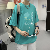 男短袖T恤夏季宽松潮流内搭上衣服潮牌ins百搭打底衫A161-T24，男装T恤，电商A161