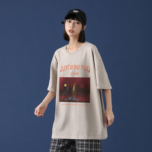 夏季短袖t恤韩版半袖修身打底衫潮流体恤潮牌衣服A161-T41-P25图片