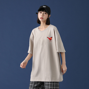 2021年夏季新款短袖潮牌个性时尚潮流衣服圆领t恤A161-T01-P25图片